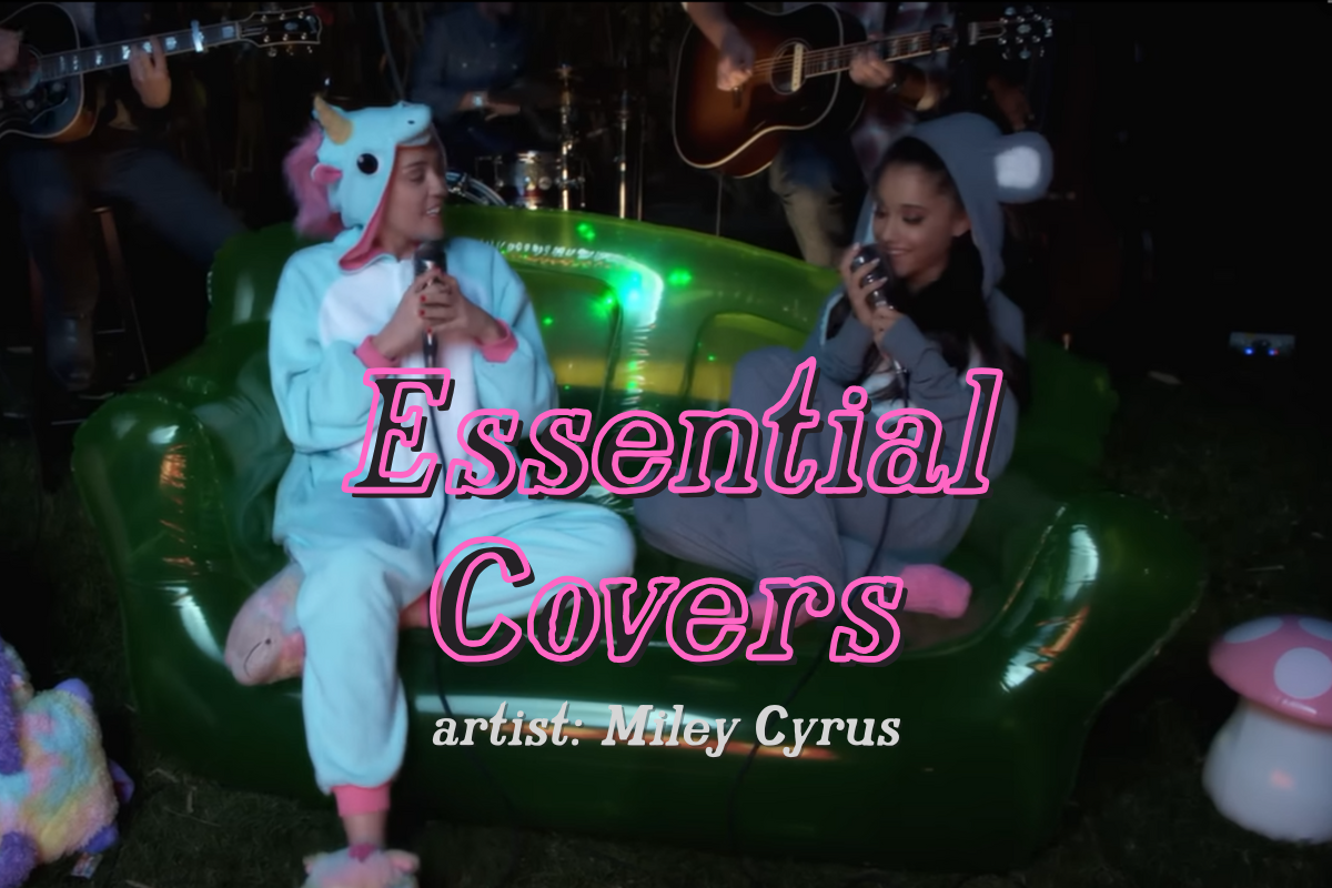 Miley Cyrus Covers, image featuring ariana grande and miley cyrus