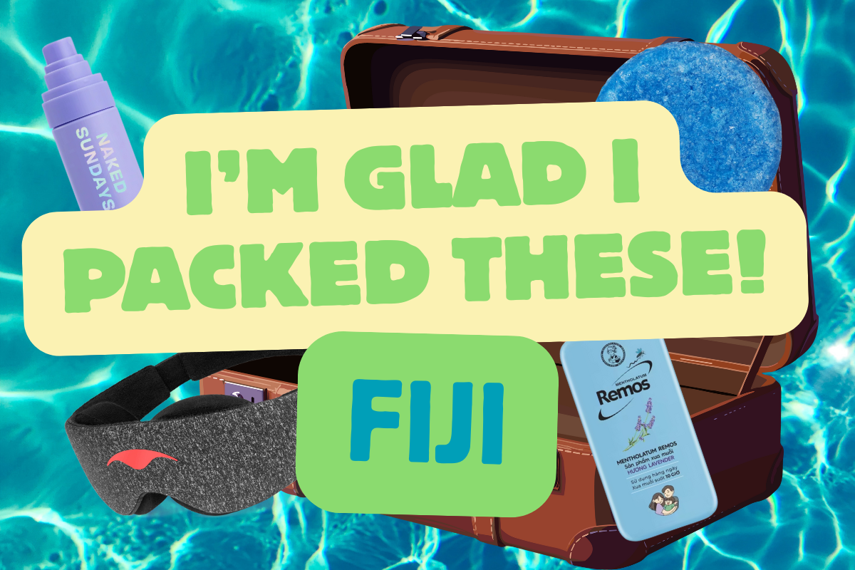 Bring these four beauty products to Fiji