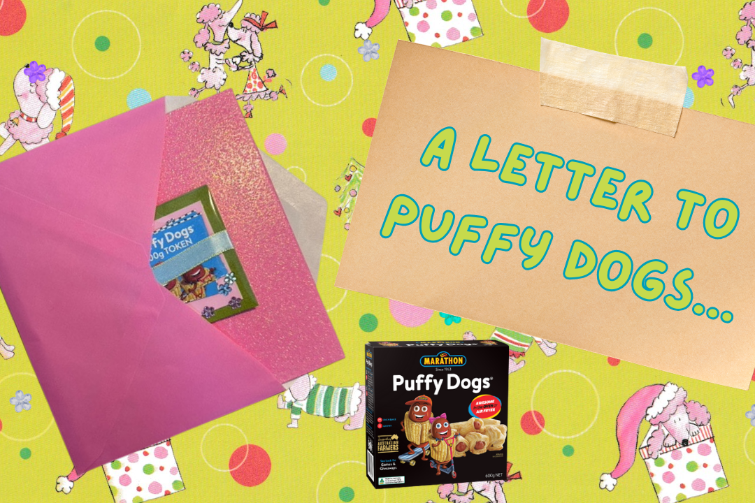 A letter to Puffy Dogs